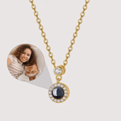 Collier effet diamanté